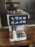 德思DESI研磨一体冷热双萃半自动咖啡机意式浓缩蒸汽打奶泡美式独立水路大彩屏家用办公室小型 奶咖白 实拍图
