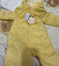 巴拉巴拉童装婴儿连体衣轻薄羽绒服宝宝衣服2025冬装抱衣爬服男童女童萌趣 黄色雪人-白鸭绒 90 cm-充绒量47g 实拍图