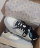 鸿星尔克板鞋男秋冬季新款滑板鞋经典天和复古休闲鞋男轻便运动鞋子男 微晶白/云雾灰 44 实拍图