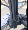 凌云鹤电动车雨伞支架固定伞支架自行车婴儿车收缩支撑雨伞架 黑标-升级三折款【多角度调节】 【安装便捷 安全稳固】 实拍图