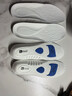IQGD 2双装运动鞋垫男减震软弹防臭军训透气吸汗 2双装缓震白 41-42 实拍图
