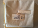 无印良品餐桌布防水防烫棉麻桌布纯色布茶几布长方形书桌盖140*180奶油白 实拍图