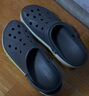 卡骆驰（CROCS）洞洞鞋贝雅卡骆班轻便耐磨一脚蹬休闲鞋|205089 深蓝/辣椒红-4CC 40 (250mm) 实拍图