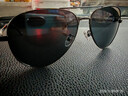 帕森（PARZIN）偏光太阳镜 男士经典蛤蟆镜双梁飞行员墨镜 开车驾驶眼镜 PZ8023 实拍图
