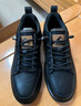 海澜之家HLA男鞋休闲皮鞋子秋冬男士板鞋运动鞋HAAXXM1EBF038 黑色42 实拍图
