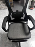 锦汐 电脑椅家用办公椅子靠背人体工学椅学习转椅老板座椅游戏电竞椅 【可后躺+踏脚+乳胶】黑框黑网 实拍图