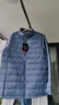 京东京造【air+零压羽绒】轻薄羽绒服男外套冬立领90鸭绒 薄雾蓝M 实拍图