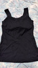 浪莎吊带背心女带胸垫免穿文胸可外穿内搭运动螺纹打底衫 黑色 L  实拍图