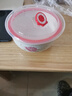 美克杰陶瓷保鲜碗 微波炉饭盒 保鲜盒带盖上班带饭密封碗冰箱储物碗 1个【6英寸大碗】 富贵牡丹 实拍图