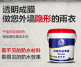 雨虹防水 外墙防水涂料 透明防水胶 补漏王 窗台补漏透明隐形防水 1KG 实拍图