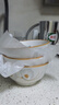 陶瓷碗家用喜庆乔迁新居碗碟餐具套装岁月静好饭碗 岁月静好3碗 实拍图