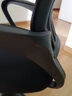 墨例（Mouurriy）电脑椅办公椅子升降转椅职员椅家用学生座椅游戏椅网布椅靠背椅 全黑标准加厚尼龙脚 实拍图