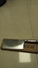 炊大皇菜刀9铬复合钢家用切片刀切肉刀具花梨木手柄厨师刀具 实拍图