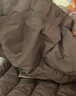 鸭鸭（YAYA）佟丽娅同款轻薄羽绒服女新款冬季短款圆领内胆修身时尚薄外套男 灰色【男款无领YE3C700311Y】 XL 【建议115-125斤】 实拍图