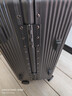 双星（doublestar）登机箱行李箱可上飞机20男士商务女开盖拉杆箱旅行箱密码箱皮箱子 哑光灰色【usb+杯架】 20寸【可登机箱】 实拍图