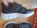 足力健老人鞋中老年轻便休闲散步鞋2431380J 男 黑色 42 实拍图