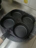 典匠四孔铸铁煎蛋锅无涂层不易粘多功能早餐模具汉堡蛋饺锅平底煎锅 实拍图