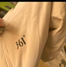 361°男女棉衣保暖加厚休闲冬季外套短棉服652434739F 羊毛白 M 实拍图