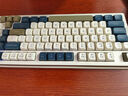 惠普（HP）K500F机械手感有线键盘 静音多功能旋钮办公游戏台式电脑笔记本通用 粉白色 98配列 实拍图