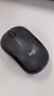 罗技（Logitech）M220 轻音鼠标 无线鼠标 办公鼠标 对称鼠标 带无线微型接收器 灰黑色 实拍图