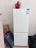荣事达（Royalstar）132升双门冰箱家用小型大容量 节能低音租房宿舍冷藏冷冻超薄微霜净味保鲜电冰箱 132升【一级能效】内含净味盒 白色 实拍图