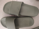 京东京造【糖果拖】拖鞋男士防滑轻便情侣防臭浴室拖凉拖鞋墨绿42-43 实拍图