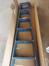 曾高人字梯家用梯子铝合金加厚2米多功能室内折叠梯伸缩双侧工程楼梯 【7步深空灰】加强款 实拍图