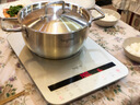 Taigroo旗舰电磁炉家用大功率触控按键变频连续小火低音超薄电磁灶家电猛火爆炒预约定时多功能火锅智能 【单灶+单锅】月光银2100W 实拍图