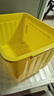 SPACEXPERT 衣物收纳箱特大号塑料整理箱车载储物箱80L黄色 1个装 带轮 实拍图