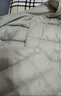 雪中飞羽绒内胆女轻薄羽绒服女短款新款内搭外穿修身 高级灰 L (165) 实拍图