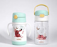 膳魔师（THERMOS）儿童吸管保温杯夏杯虎礼盒316L带把手提手刻度夏杯幼儿园宝宝TCKC 实拍图