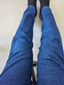 真维斯（Jeanswest）牛仔裤男冬季加绒裤保暖弹力直筒加厚休闲男长裤子男蓝色加绒36 实拍图