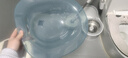 艾卡安马桶坐浴盆痔疮坐浴盆女性洗屁股盆肛周术后马桶盆坐浴盆高透蓝色 实拍图