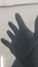 英科医疗（INTCO）一次性手套丁腈100只大码食品级厨房耐用家务黑色丁晴橡胶手套 实拍图
