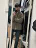 班尼路S&K90绒美式冬季新款羽绒服男士宽松大码立领加厚保暖情侣外套男 卡其色 XL 实拍图