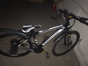 金武端自行车成人山地车公路赛车单车骑行变速超轻越野中学生初中青少年 顶配版-辐条轮-黑白色 26寸21速 实拍图