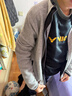 迪卡侬户外运动保暖舒适儿童抓绒衣浅灰色2763364 141-150cm10-11岁 实拍图