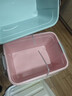 禧天龙塑料衣物收纳箱玩具整理箱52L 糖果色 3个装 不带轮 实拍图