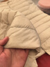 鸭鸭（YAYA）佟丽娅同款轻薄羽绒服女新款冬季短款圆领内胆修身时尚薄外套男 米白色【女款无领】 XL 【建议115-125斤】 实拍图