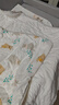 全棉时代婴儿抱被纯棉新生儿宝宝秋冬微厚包被产房襁褓 熊熊下午茶90CM 实拍图