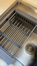 京严水槽沥水架可伸缩置物架不锈钢碗碟碗盘收纳架水池沥碗架洗菜篮 实拍图