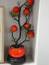 京东鲜花柿柿如意小柿子花瓶仿真果实树枝装饰假花仿真花马年新年宵花摆件 实拍图