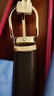 万宝龙MONTBLANC 椭圆针扣黑棕双面腰带皮带3cm 38157/128135礼物 实拍图