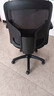 得力（deli）4900S 人体工学靠背办公椅/电脑椅/职员椅 可升降转椅舒棉坐垫 黑 实拍图
