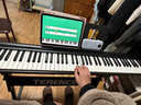 特伦斯电子琴88键折叠琴成人儿童初学电钢键盘教学乐器V10便携钢琴 典雅黑+原装琴包+Z型琴架 实拍图