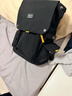 波斯丹顿男士双肩包学生书包潮流中学大学生出差旅游背包大容量电脑包黑色 实拍图
