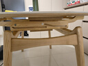 采薇 岩板实木餐桌家用餐桌椅现代简约小户型伸缩饭桌方变圆餐桌 1.2米猫耳朵餐桌+4椅 实拍图