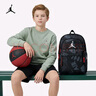 Jordan耐克AJ乔丹双肩男女书包简约涂鸦大容量隔层双肩包背包 实拍图