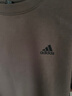 adidas情侣款宽松抓绒圆领长袖卫衣套头衫男女秋季阿迪达斯轻运动   岩层深土地棕/黑色   S 实拍图