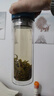 富光男女士双层玻璃杯 高硼硅玻璃304茶隔水杯子 带茶隔泡茶杯400ml 实拍图
